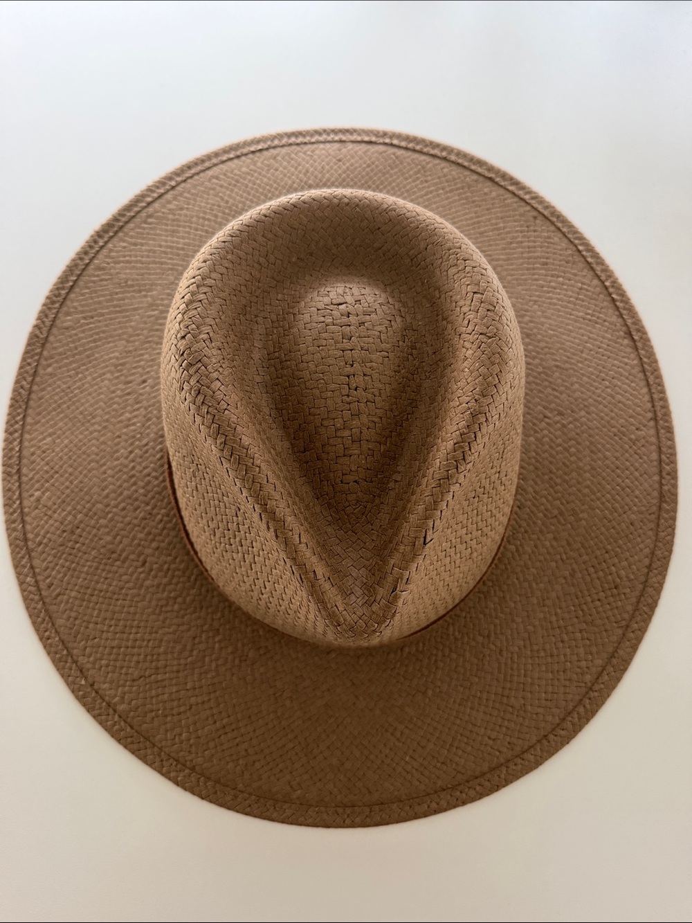 Janessa Leone Sherman Packable Straw Fedora M - Picture 2 of 5